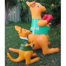 Large Inflatable Blow-up Kangaroo with Joey - 1m