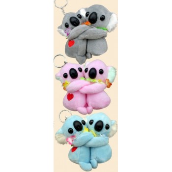 Soft Toy Key Chain - Hugging Koalas
