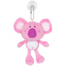 Koala Toy Tag with Suction - Pink