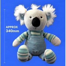 Plush & Knitted Koala Toy, 34cm, Blue - Billy the Koala