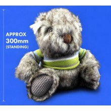 Plush & Knitted Wombat Toy, 30cm