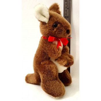 Red Kangaroo Soft Toy, 20cm