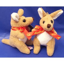 Kangaroo Soft Toy Keyring, 5cm