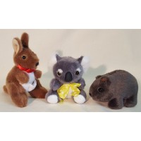 Kangaroo Koala Wombat Toy Set